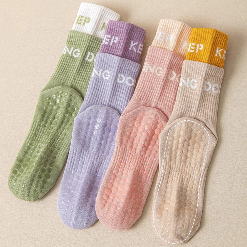 1Pair Mid Calf Yoga Socks Pila - Yoga Fitness Training review and price
