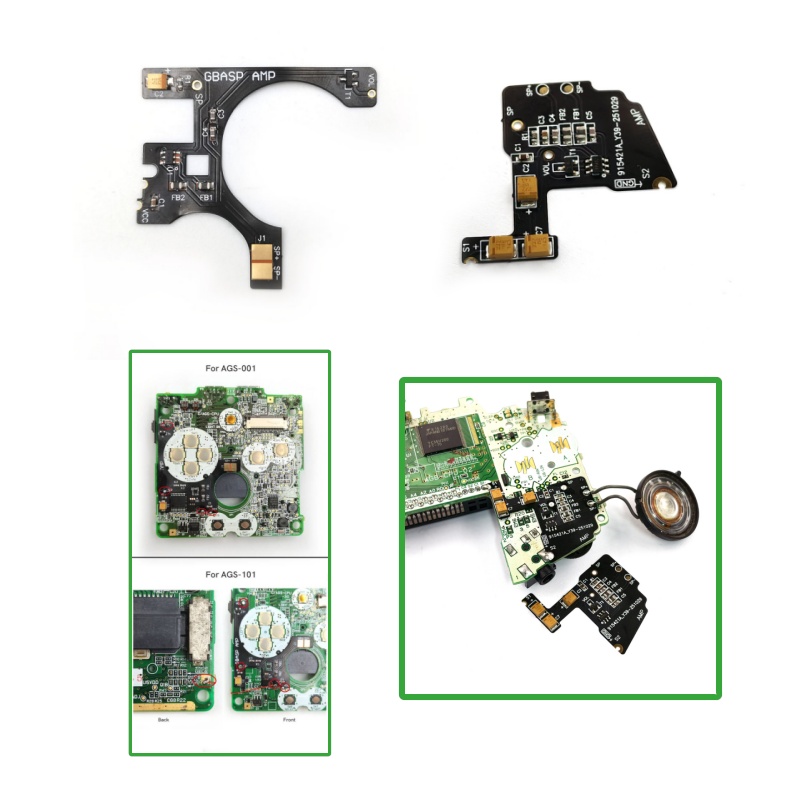 Amplifier For GBA SP/GBA AGS-0 - Push Up Board review and price