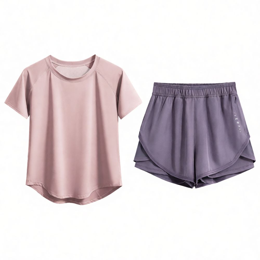 Summer Workout Set Women Short - Yoga Fitness Training review and price