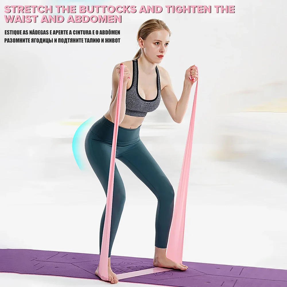 Length 200cm Yoga Pilates Stre - Yoga Fitness Resistance Band review and price