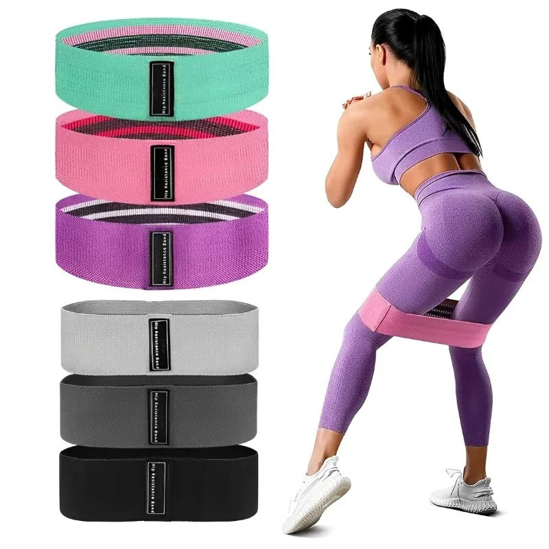 3Pcs Fabric Resistance Hip Boo - Yoga Fitness Resistance Band review and price